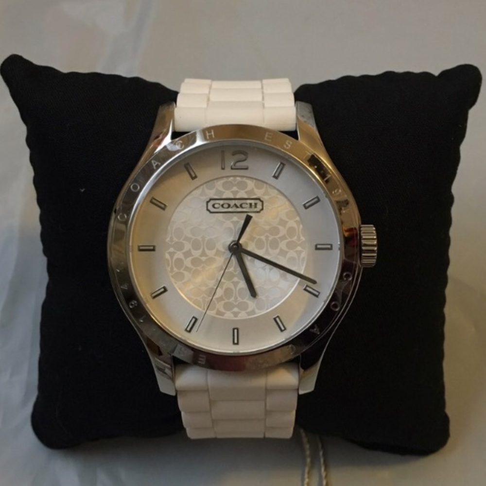 Women’s white coach watch